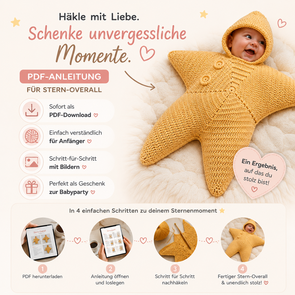SternNest™ PDF-Häkelanleitung